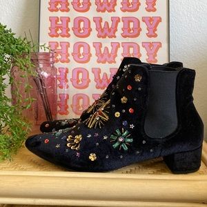 Betsey Johnson JAX bedazzled bootie
